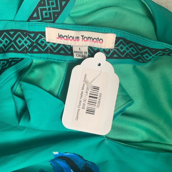 NWT Green Boutique Maxi Dress. Women’s Lg. - Picture 3 of 4